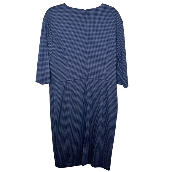 BOSS Women's Blue Diresta Sheath Dress Size 14 - Picture 5 of 8